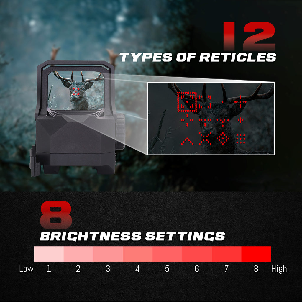 URSA 1x35mm HUD Digital Rifle Sight - Red Reticle