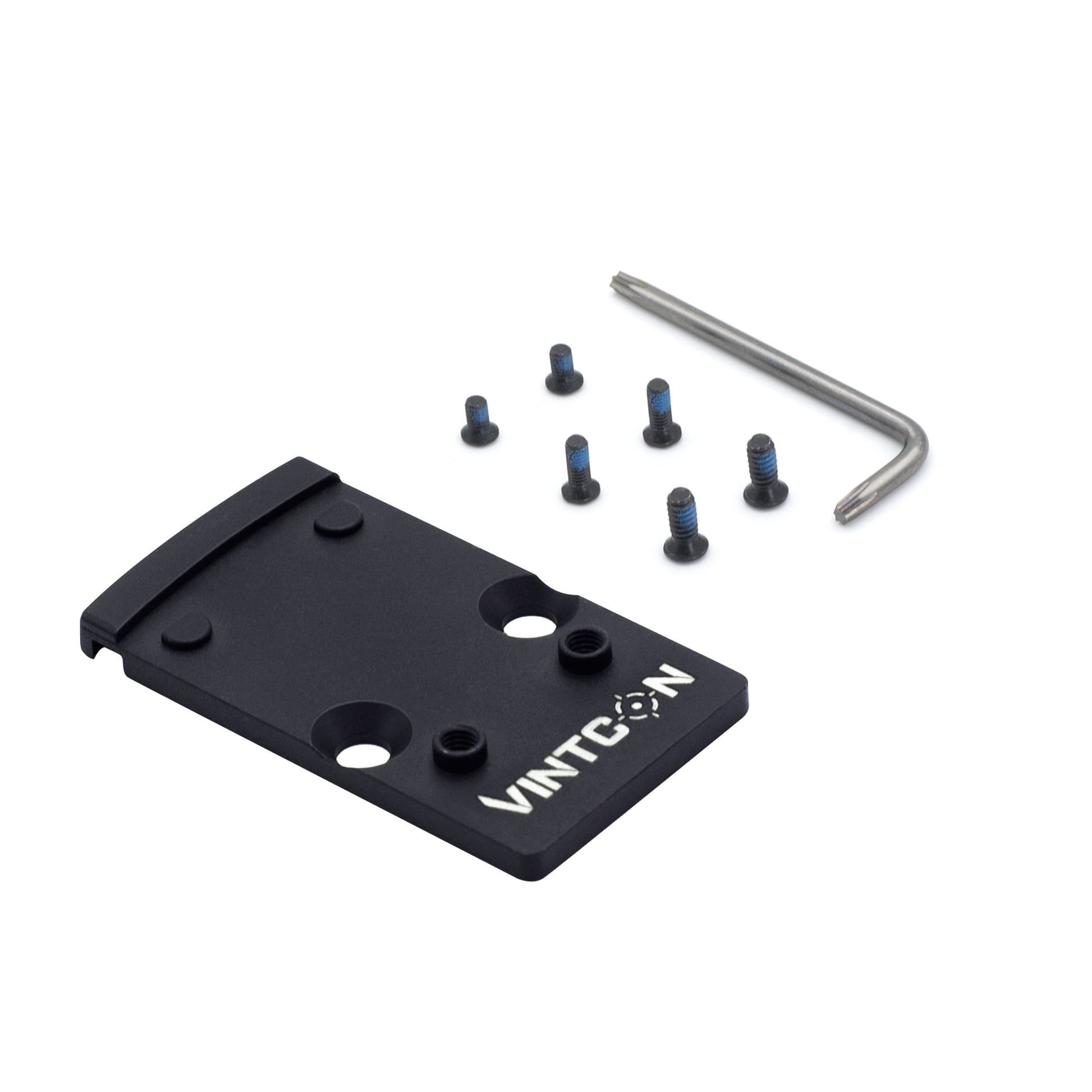VINTCON RMR to RMSc Adapter Plate for RMR Slide Cut, Compatible with Standard RMSc Footprint Red Dot Sights Holosun 407K/507K Shield RMSC, Alloy Steel