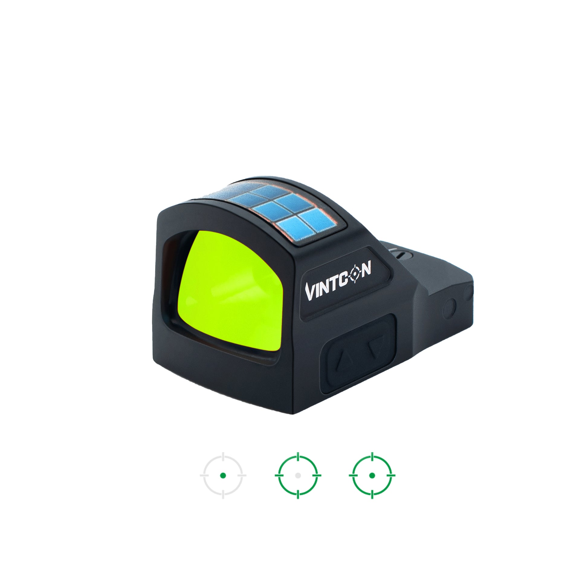 CANIS-X Solar Red Dot Sight (RMR Cut) for Glock 19, Sig P320 & More | Multi-Reticle