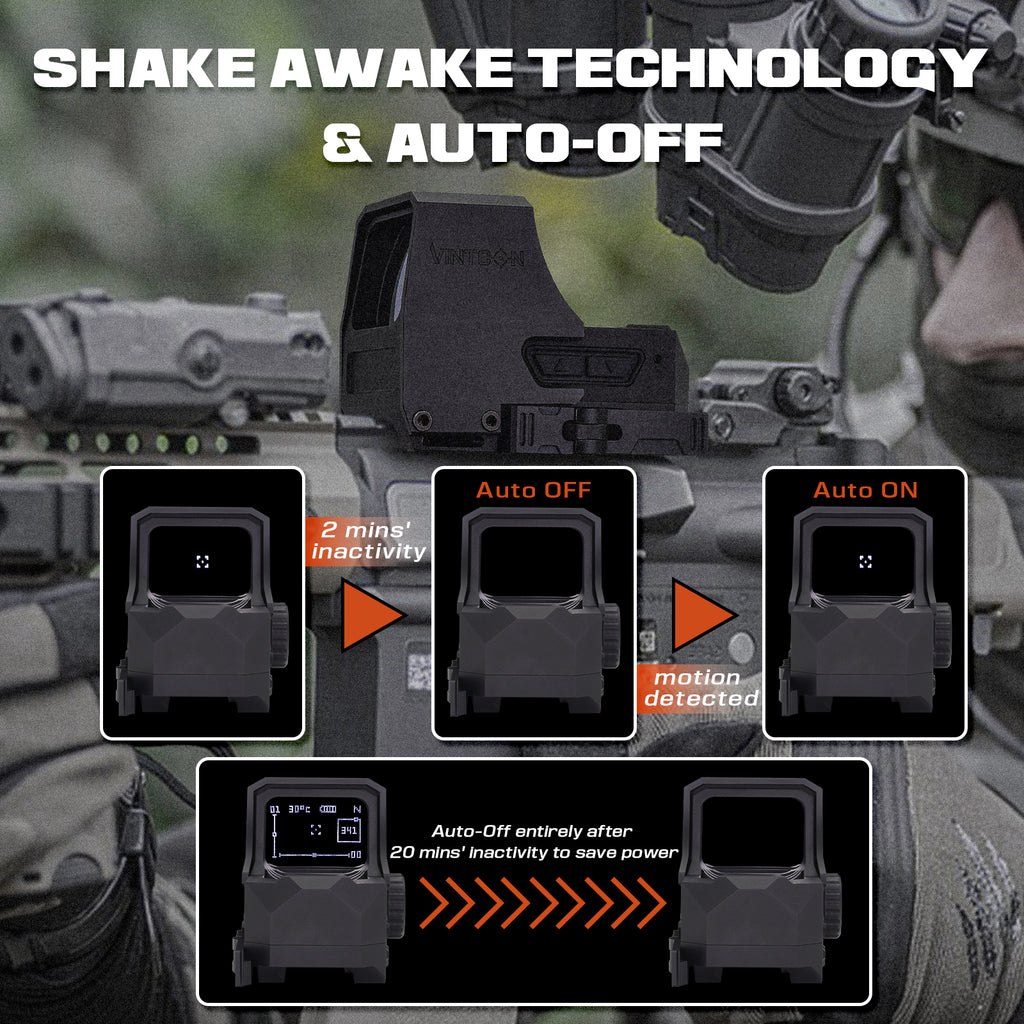 URSA 1x35mm HUD Digital Rifle Sight - White Reticle