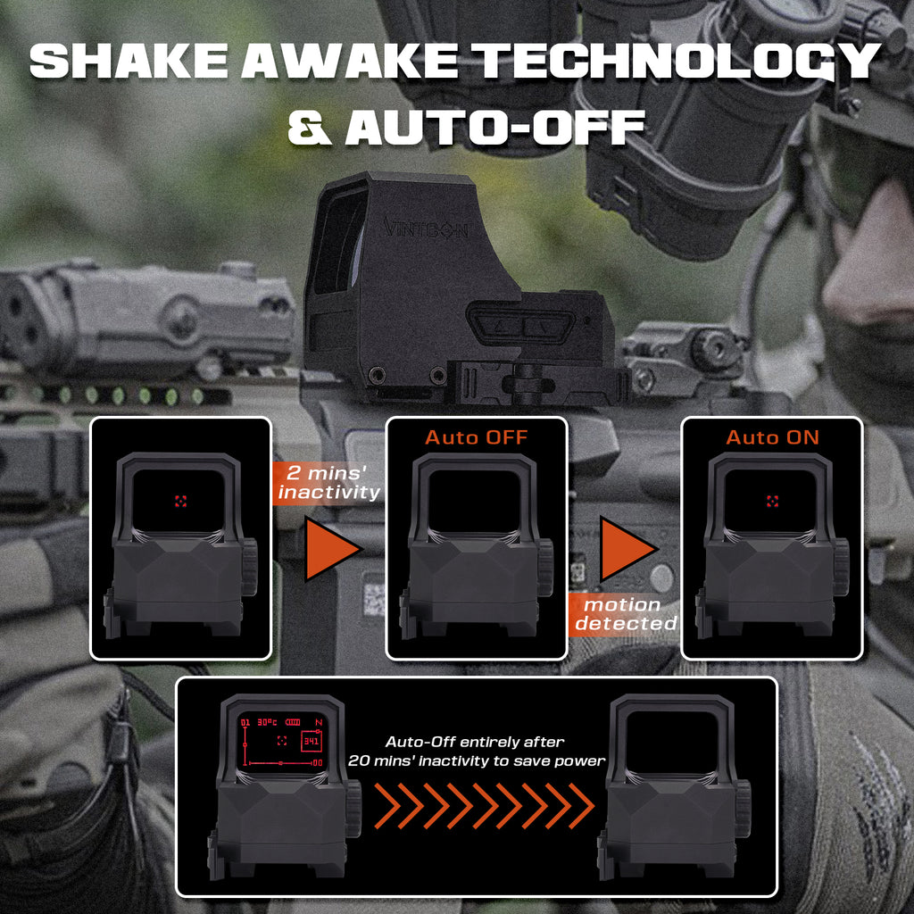URSA 1x35mm HUD Digital Rifle Sight - Red Reticle