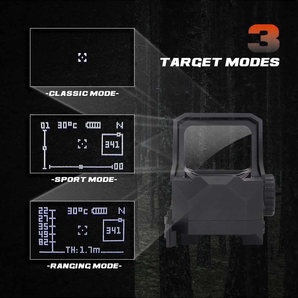 URSA 1x35mm HUD Digital Rifle Sight - White Reticle