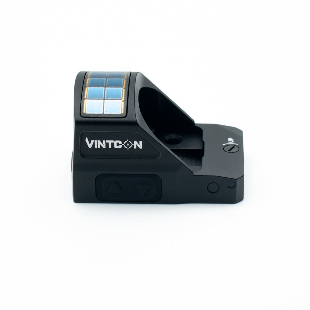 CANIS-X Solar Red Dot Sight (RMR Pistol Cut) Dual Power System & Multi-Reticle