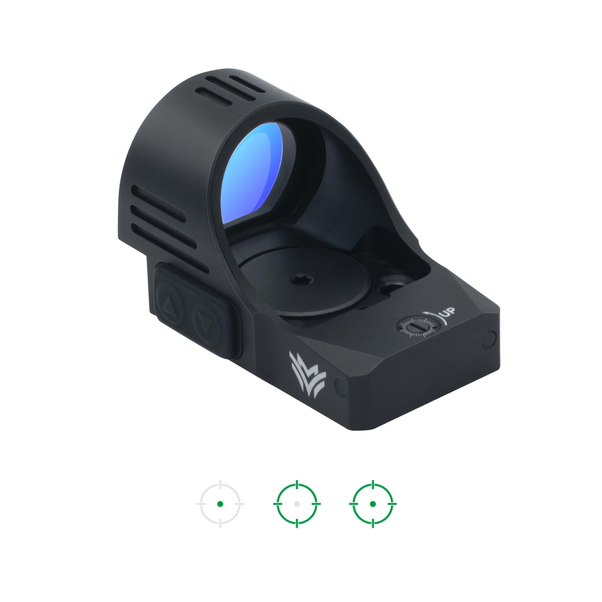 Serpens Red Dot Sight with Large Objective Lens for RMR Footprint | Fits Glock 19 17 MOS丨 Shake-Awake Parallax-Free Durable | 3 MOA Dot or 45 MOA Multi-Reticle