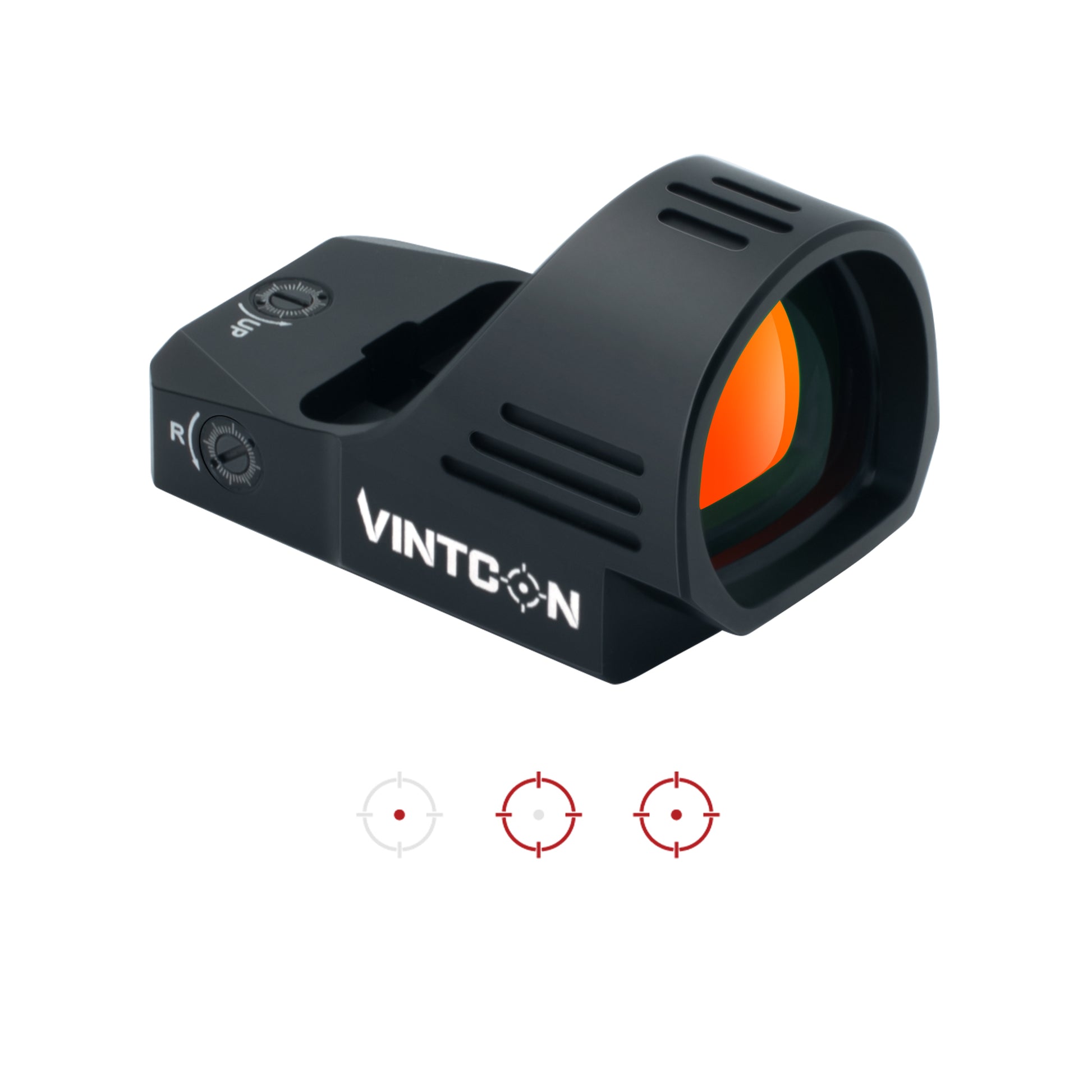 Serpens Red Dot Sight with Large Objective Lens for RMR Footprint | Fits Glock 19 17 MOS丨 Shake-Awake Parallax-Free Durable | 3 MOA Dot or 45 MOA Multi-Reticle