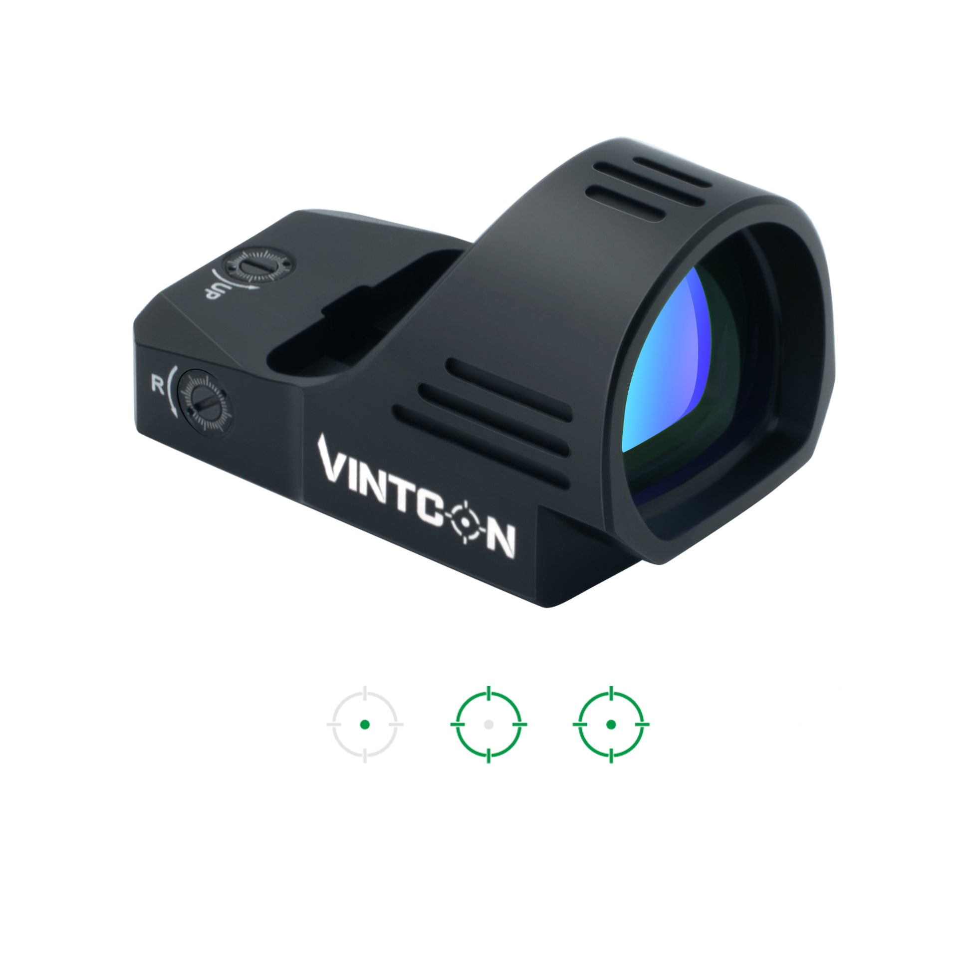 Serpens Red Dot Sight with Large Objective Lens for RMR Footprint | Fits Glock 19 17 MOS丨 Shake-Awake Parallax-Free Durable | 3 MOA Dot or 45 MOA Multi-Reticle